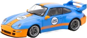 1 64 for Porsche Gulf Painting Alloy Car Models Static Display for Collectible Decoration Simulation Vehicle Playset