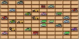 1 Pcs 110 Space Toy Car Display Case Wooden Wheels Shelf Wall Mounted Toy Car Storage Display Shelf Birthday Gift for Collectibles, Figurines, Shot Glasses