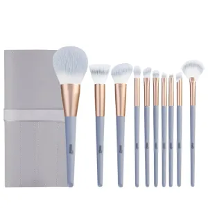 10 Silk Makeup Brush Set Novice Beginner Full Set Of Beauty Tools Loose Powder Brush Eye Shadow Brush