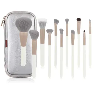 11 pieces of makeup brush set soft hair eye shadow eyebrow brush powder brush beauty tools