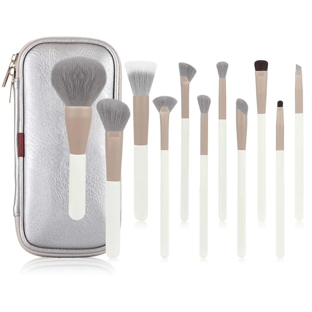 11 pieces of makeup brush set soft hair eye shadow eyebrow brush powder brush beauty tools