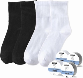 12 Pairs Disposable Socks for Travel, Single-use Compressed Socks Good for On-the-Go