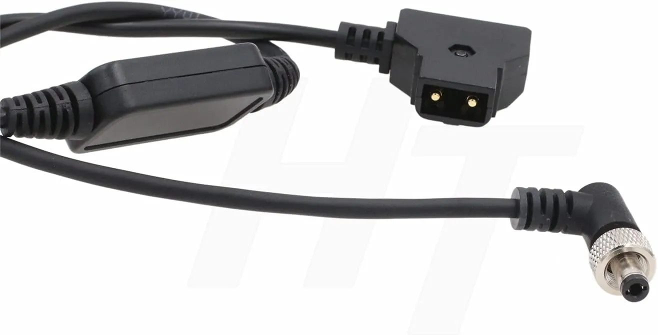 12V D-tap Locking DC Barrel Power Cable for Blackmagic ATEM Mini, SmallHD, Atomos Ninja V Monitor, Zaxcom Lectrosonics Wireless, MixPre-10, Decimator