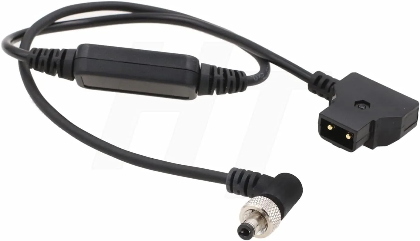 12V D-tap Locking DC Barrel Power Cable for Blackmagic ATEM Mini, SmallHD, Atomos Ninja V Monitor, Zaxcom Lectrosonics Wireless, MixPre-10, Decimator
