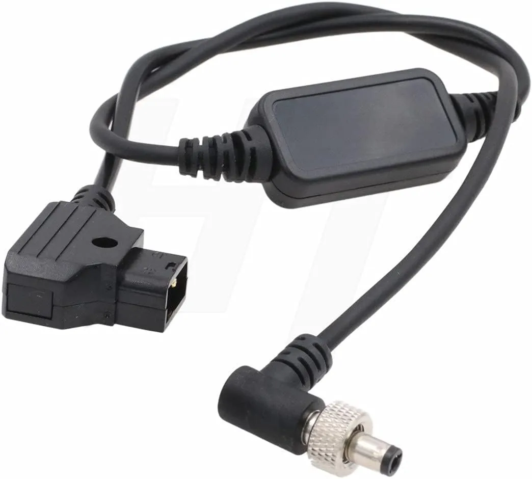 12V D-tap Locking DC Barrel Power Cable for Blackmagic ATEM Mini, SmallHD, Atomos Ninja V Monitor, Zaxcom Lectrosonics Wireless, MixPre-10, Decimator