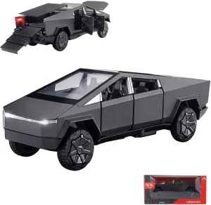 1/32 Diecast Pickup Car Model Alloy Toy Car with Sound Light and Pull Back, Toy Trucks for Boys Pickup Truck Toy Metal Model Trucks for Kids Gift Truck Enthusiasts Collection
