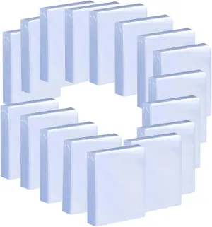 1700 Pcs Card Sleeves TopLoaders for Trading Cards, Plastic Clear Penny Card Sleeves Fit for Sports Cards, Football,Game Card (17 Packs, 3.58"" x 2.6"")
