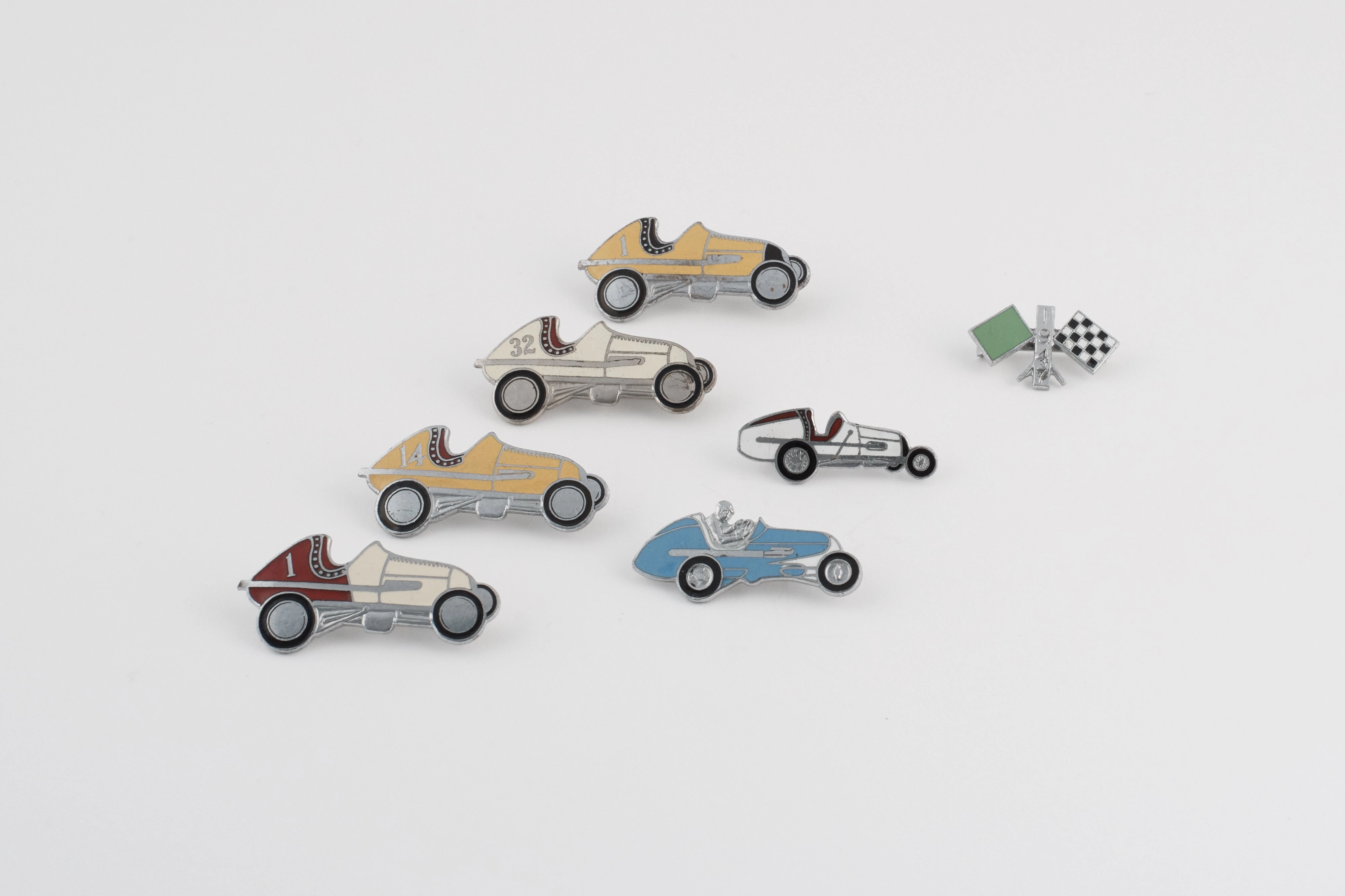 1930's American Enamel Racing Car Pin