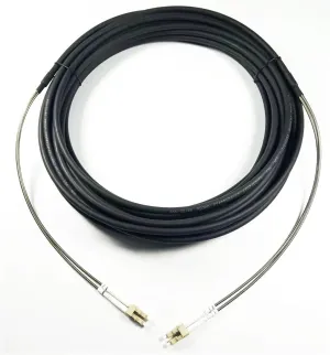 1m3m5m10m15m20m30m OM4 Patch Cord 7.0mm 2C CPRI LC SC FC Outdoor DVI Waterproof FTTH Jumper Optical Fiber Armored Cable 2 core(5m 5pcs,LC-LC)
