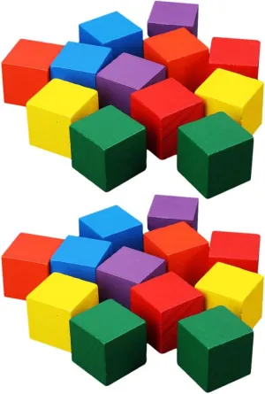 1Set Educational Building Blocks Cube for Interactive Learning and Creative Play Smooth Edges for Safe Use for Parent Bonding