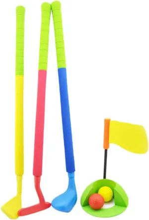 1Set Golf Set Indoor Outdoor Plaything for Boys and Years Mini Golf Clubs and Balls Educational Sports Activity for Physical Development