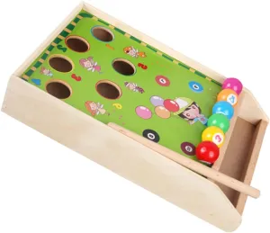 1Set Mini Pool Table Playset for Interactive Billiard Game Kit for Preschoolers for Family Fun and Travel Engaging Desk Game for Boys