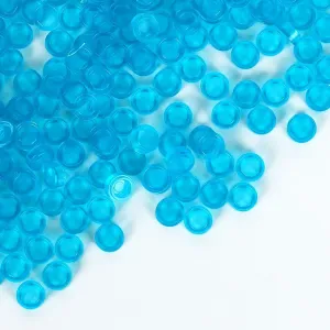 2800PCS Pixel Bricks, 1X1 Classic Round Plates Building Blocks Parts and Pieces - Pixel Arts Dots Bulk Studs Accessories Kit Compatible with Major Brand 98138, Transparent Blue