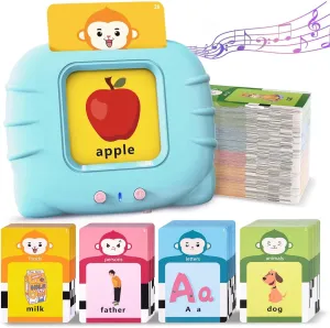 296 Sight Words Talking Flash Cards for Toddlers 1 2 3 4 5 6 Year Old, Pocket Speech, Sensory Speech Therapy Toys, Learning Toys for Montessori and Autism Children, Gifts for Boys and Girls