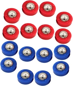 32pcs Shuffleboard Pucks Rolling Beads Set Game Replacement Accessories for Table Soccer Skills Fun for Boys Girls Adults Mini Shuffleboard Curling Game