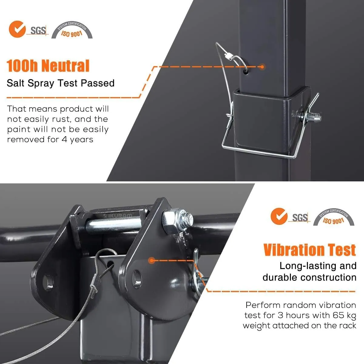 4 Bike Rack Bicycle Carrier Racks Hitch Mount Double Foldable Rack for Cars Truck SUV Fits 2" Receiver, Tie Down Strap, Anti-Rattle Hitch Tightener & Locking Hitch Pin