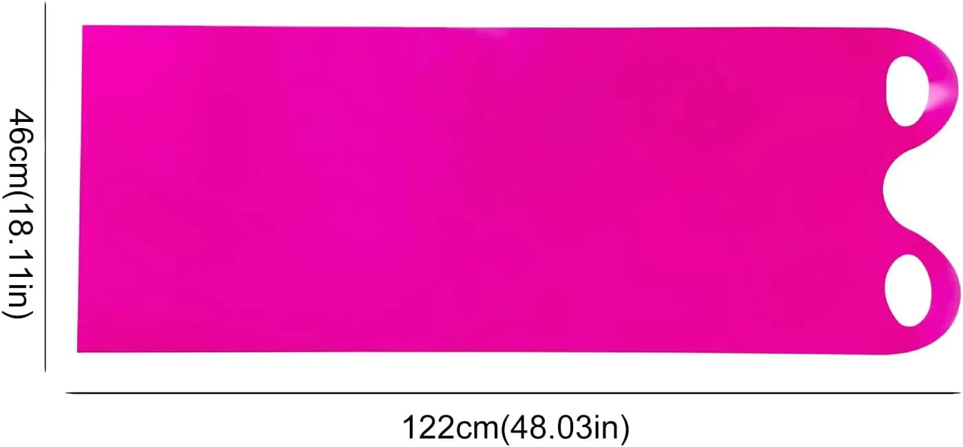 48 Inch Snow Sleds,2025 New Upgrade Lightweight Thickened Plastic Snow Sleds with Handles,Durable Roll Up Flexible Snow Board Winter Downhill Sprinter Sleds for Grass Beach Outdoor Sand Sand