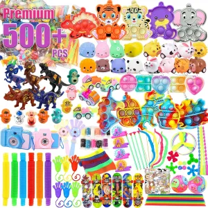 500  PCS Premium Party Favors for Kids 5-12, Assortment Toys, Classroom Prizes,Birthday Gifts, Goodie Bag Stuffers, Pinata Fillers,Easter Eggs Fillers for Boys And Girls.