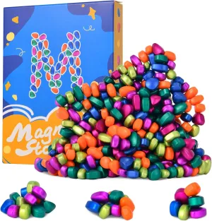 550pcs Ferrite Putty Colorful,Fidget Toys,Weak Magnetic Stones,Creative Magnet Ball Desk Stress Relief Toy and Fidget Toys for Adults, Sensory Toys for ADHD Gift/Magnetic Beads Putty Toy Slime