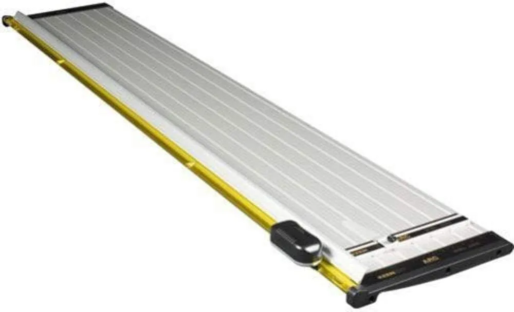 60609 Advanced Rotary Cutter 60" Cut Length Trimmer, Cuts Easily in Both Directions, Two Integral Roller Clamps Provide Secure Clamping During Cutting, Extruded Silver Anodized Aluminum Base
