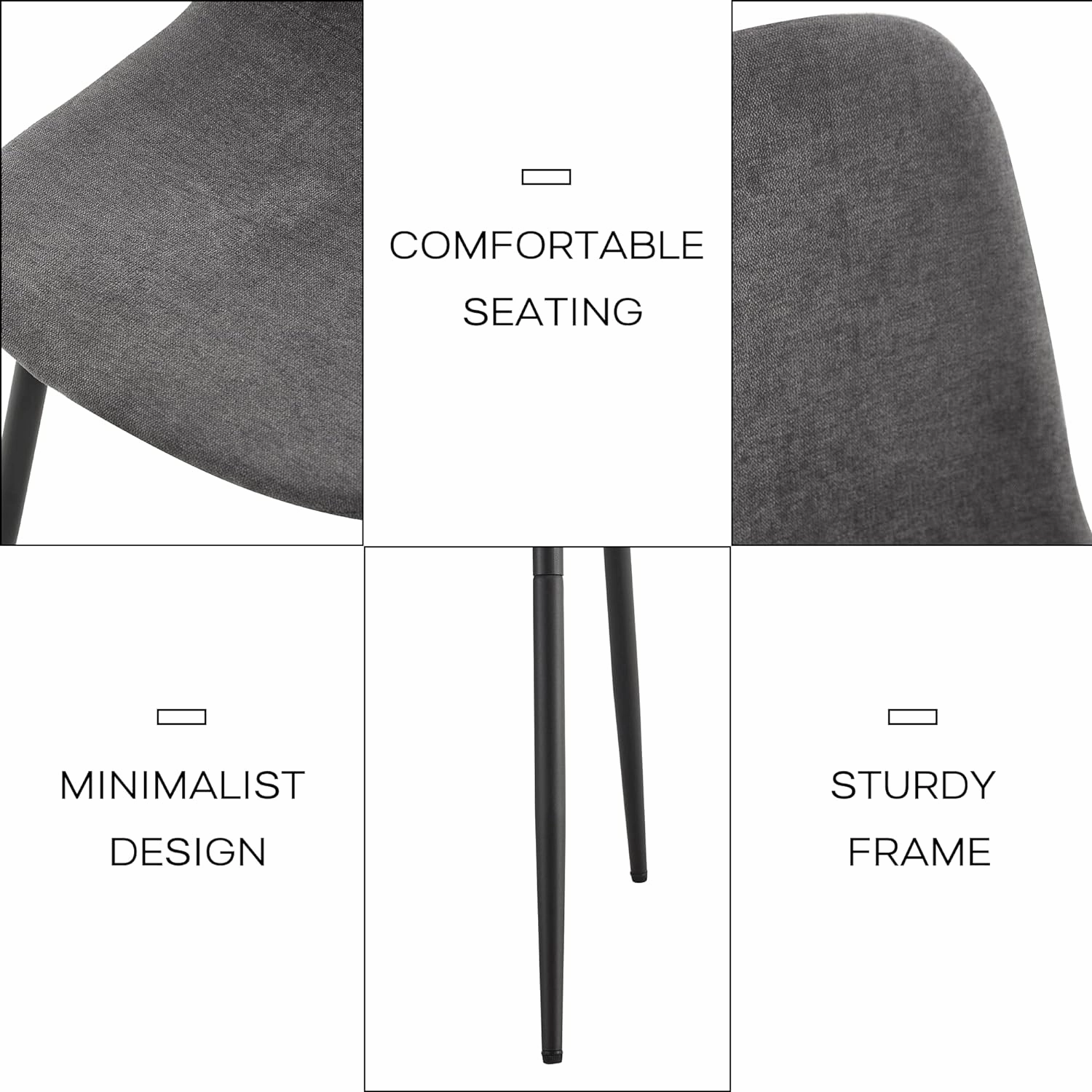 7 Piece Dining Table Set for 6,Modern 71'' Rectangle Wood Dining Table and Fabric Dining Chairs 6,Kitchen Table and Chairs for 6,Ideal for Kitchen Dining Room