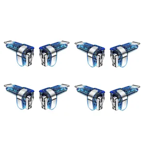 8x Mini Gaming Trigger for Gamepad Mobile Control L1 R1 Game Fire Buttons L1 R1 for Android Ios