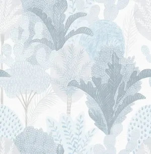 A-Street Prints 2969-26048 Ari Blue Desert Oasis Wallpaper