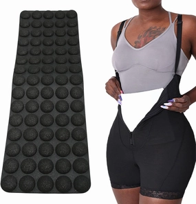 Abdominal Compression Board, Ab Board Post Surgery Liposuction, Flexible Post Surgery Recovery Liposuction Foam Belly Flattening Ab Board Protector for Women (Black)