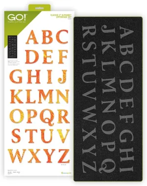 AccuQuilt GO! Classic 2 Inch Alphabet Uppercase Fabric Cutting Die
