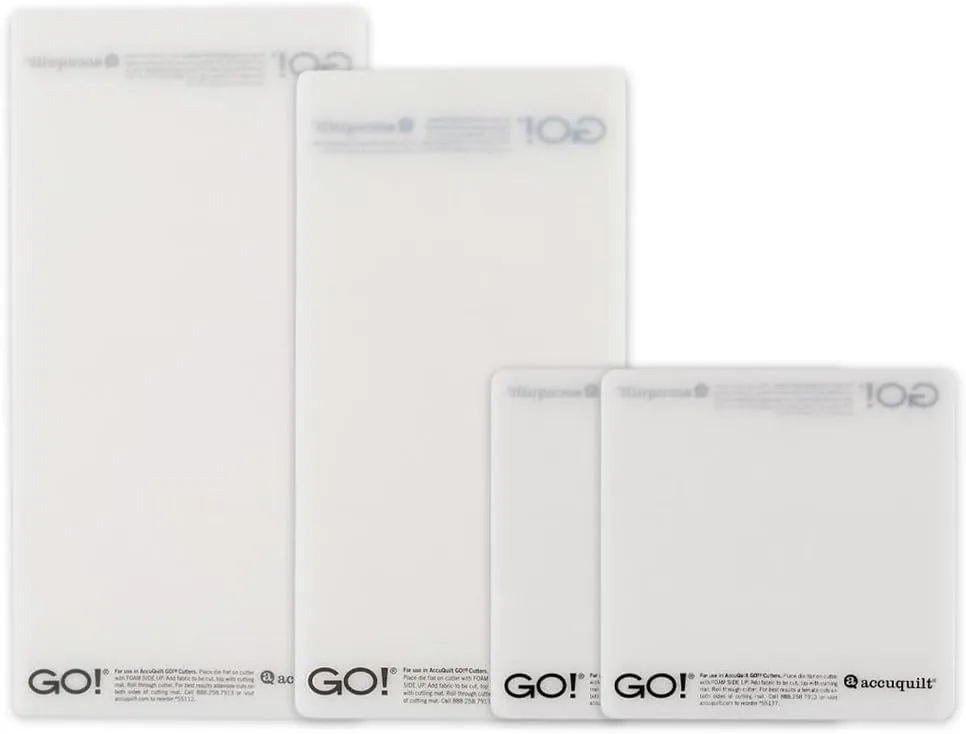 AccuQuilt GO! Small Cutting Mats Starter Pack 5 x 10, 6 x 6, 6 x 12 Mats
