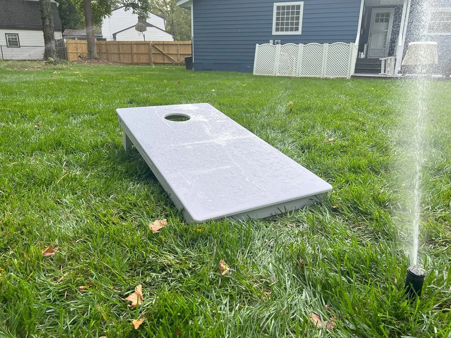 ACE All Weather Pro Cornhole Board Set - American Flag Series - Waterproof 4x2 Regulation Size, Made in USA, Triple Wide Legs, 3/4" PVC, Official Tournament Boards, Rainproof Outdoor Set (2 Boards)
