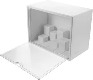 Acrylic Display Case for Mini Figures Clear Stackable Showcase for Collectibles Desktop Cabinet Modern Design for Decor