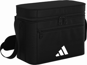 adidas Cooler Bag, Insulated Athletic Durable Travel Food Drink Carrier with Strap Cold/hot, Black, One Size