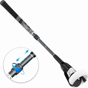 Adjustable Length VR Golf Club Handle Compatible for Oculus-Quest 2-Accessories, Virtual Reality Baseball Controller Attachment, Simulator Real Golf Game Bat Adapter for Golf , Walkabout Mini Golf