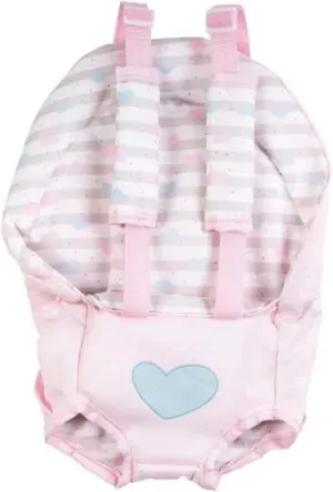 Adora Baby Doll Carrier with Adjustable Straps and Machine Washable Material, Fits Dolls & Stuffed Animals Up to 20 inches, Birthday Gift For Ages 2  - Classic Pastel Pink