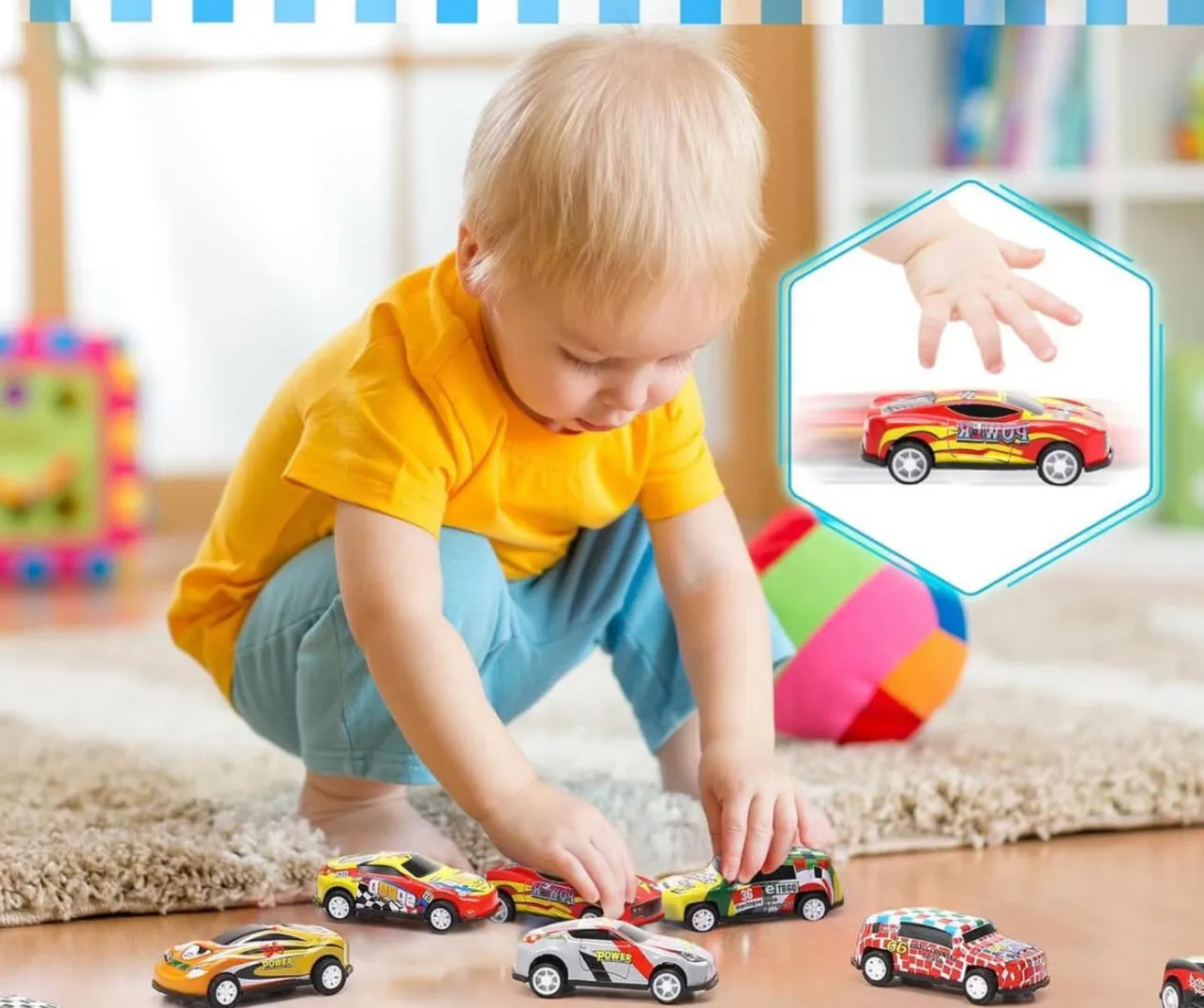 Alloy Cars - 24pcs with Parking