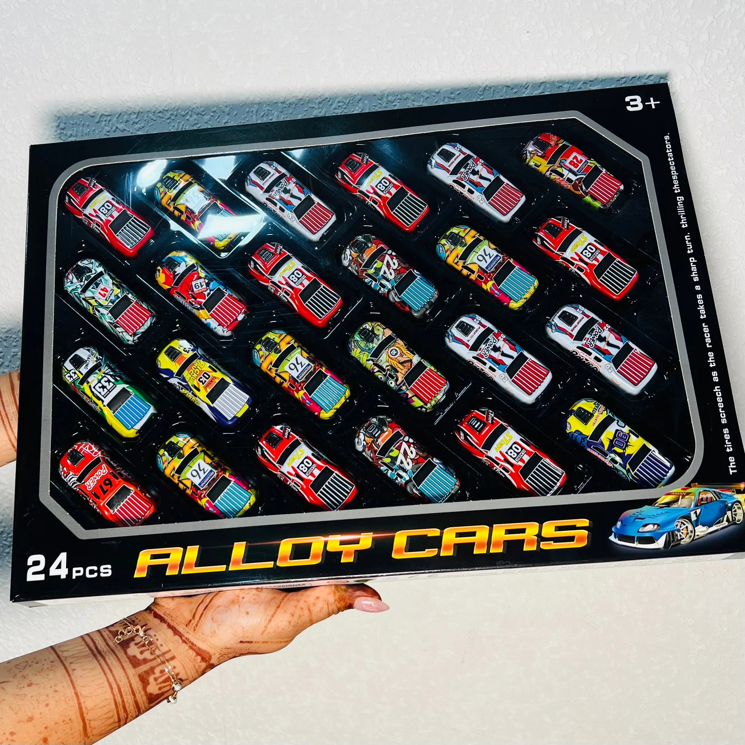 Alloy Cars - 24pcs with Parking