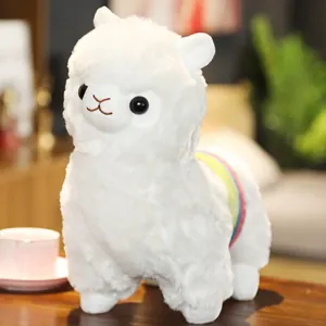 Alpaca Plush Toy, 13.7""/35cm Stuffed Animal Alpaca Doll Plushie Hug Pillow Soft Fluffy Cushion Super Christmas Valentine Gift, Birthday, White