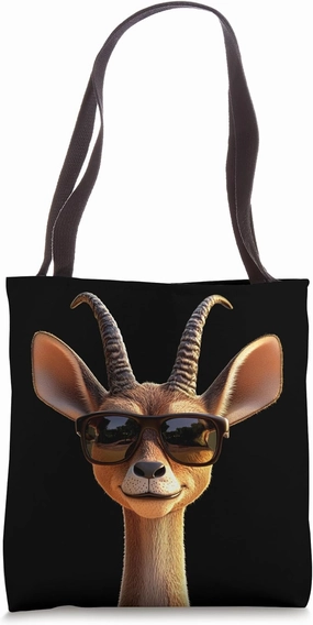 Antelope Kudu Gazelle Africa Safari Serengeti Cute Antelopes Tote Bag