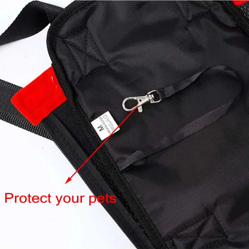 ANYWAGS Pet Carrier Large Light Coffee Denim Backpack for Outdoor Travel With Front Pocket for Large Size Pets