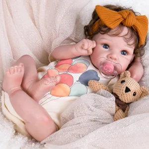 Aori Lifelike Reborn Baby Dolls - Realistic Baby Dolll 20 inch Real Life Girl Newborn Doll, Coming with Gift Box Set for Kids 3 