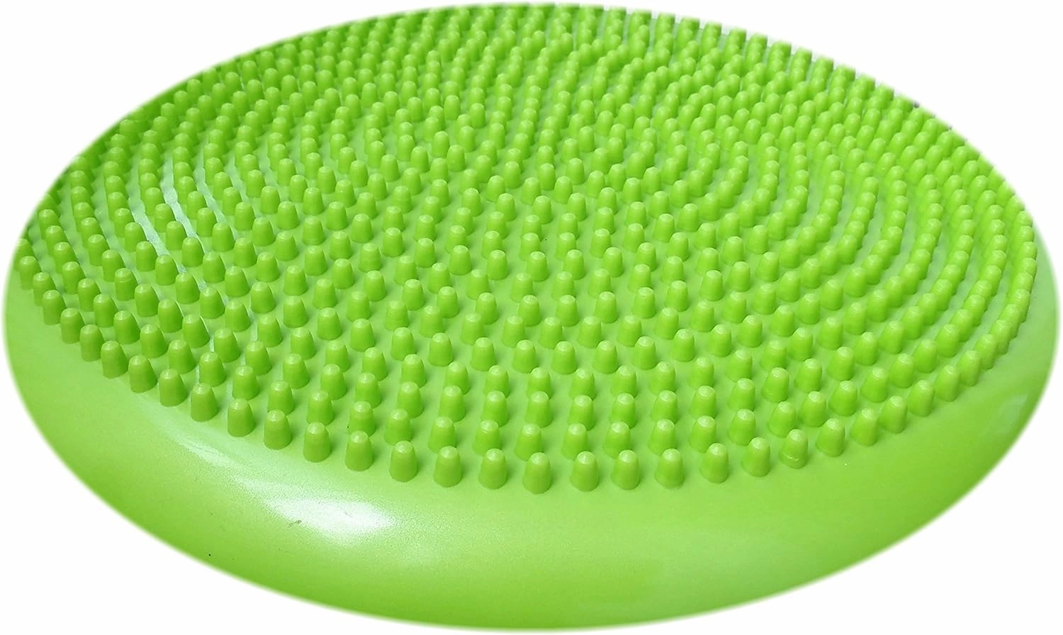 AppleRound Inflated Wobble Cushion with Hand Pump, Air Stability Board (Extra Thick), Core Balance Disc for Adults, Sensory Wiggle Seat for Kids, Flexible Seating for All Age, 13.5in / 34cm Diameter