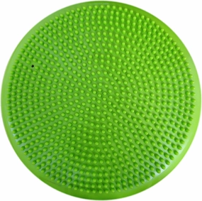 AppleRound Inflated Wobble Cushion with Hand Pump, Air Stability Board (Extra Thick), Core Balance Disc for Adults, Sensory Wiggle Seat for Kids, Flexible Seating for All Age, 13.5in / 34cm Diameter