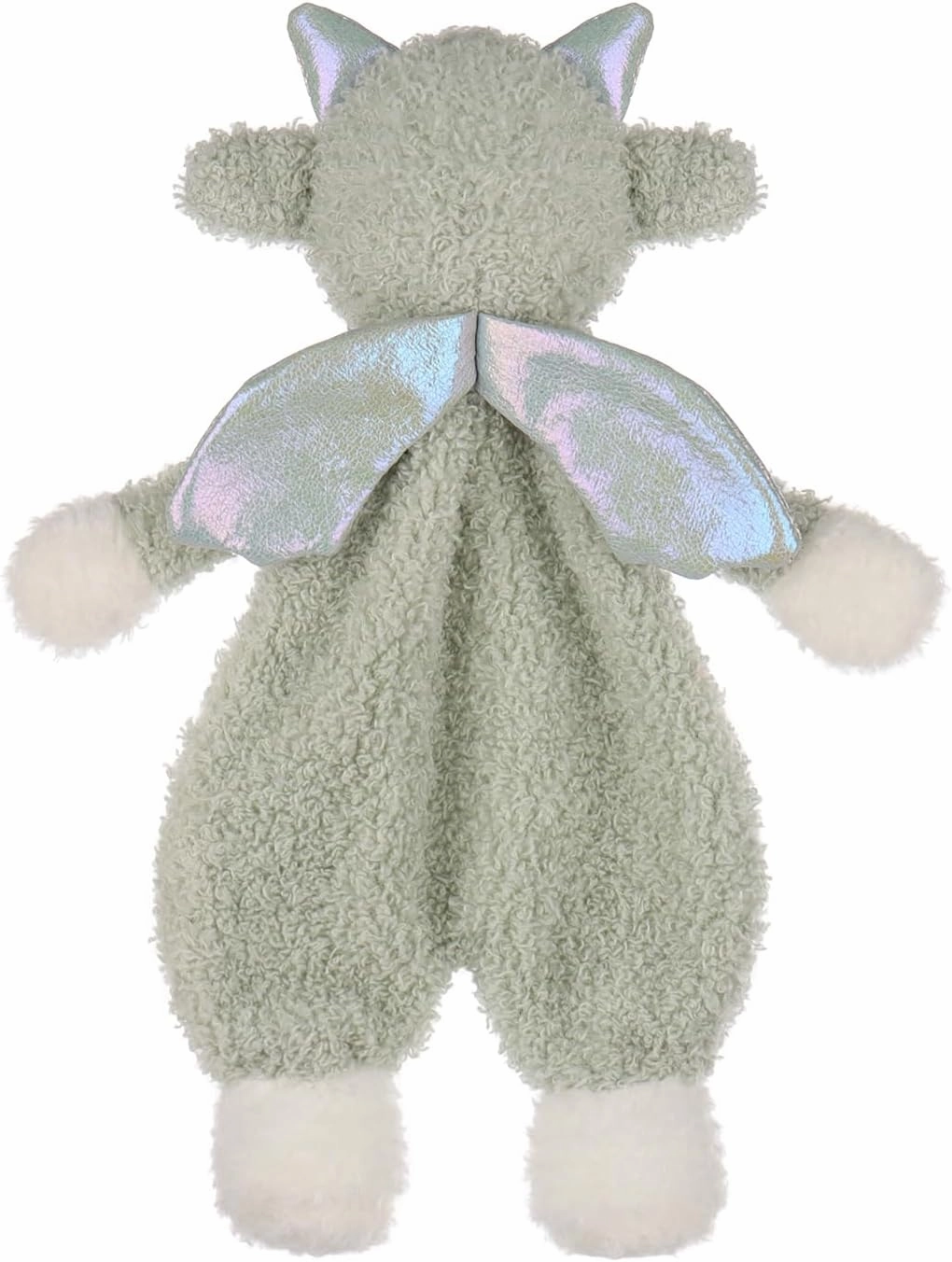 Apricot Lamb Dragon Soft Loveys for Babies, Security Blanket for Baby Boy and Girl, 10.3 Inches for Infant and Toddlers (Green)