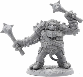 Armored Troll Miniature Figure, 100% Urethane Resin - 92mm Tall - (for 28mm Scale Table Top War Games) - Made in USA