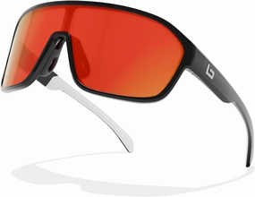 B.N.U.S Polarized Cycling Sunglasses for Men Women - Nano-Coated TR90 Frame, UV400 Protection, Unibody Lens Design
