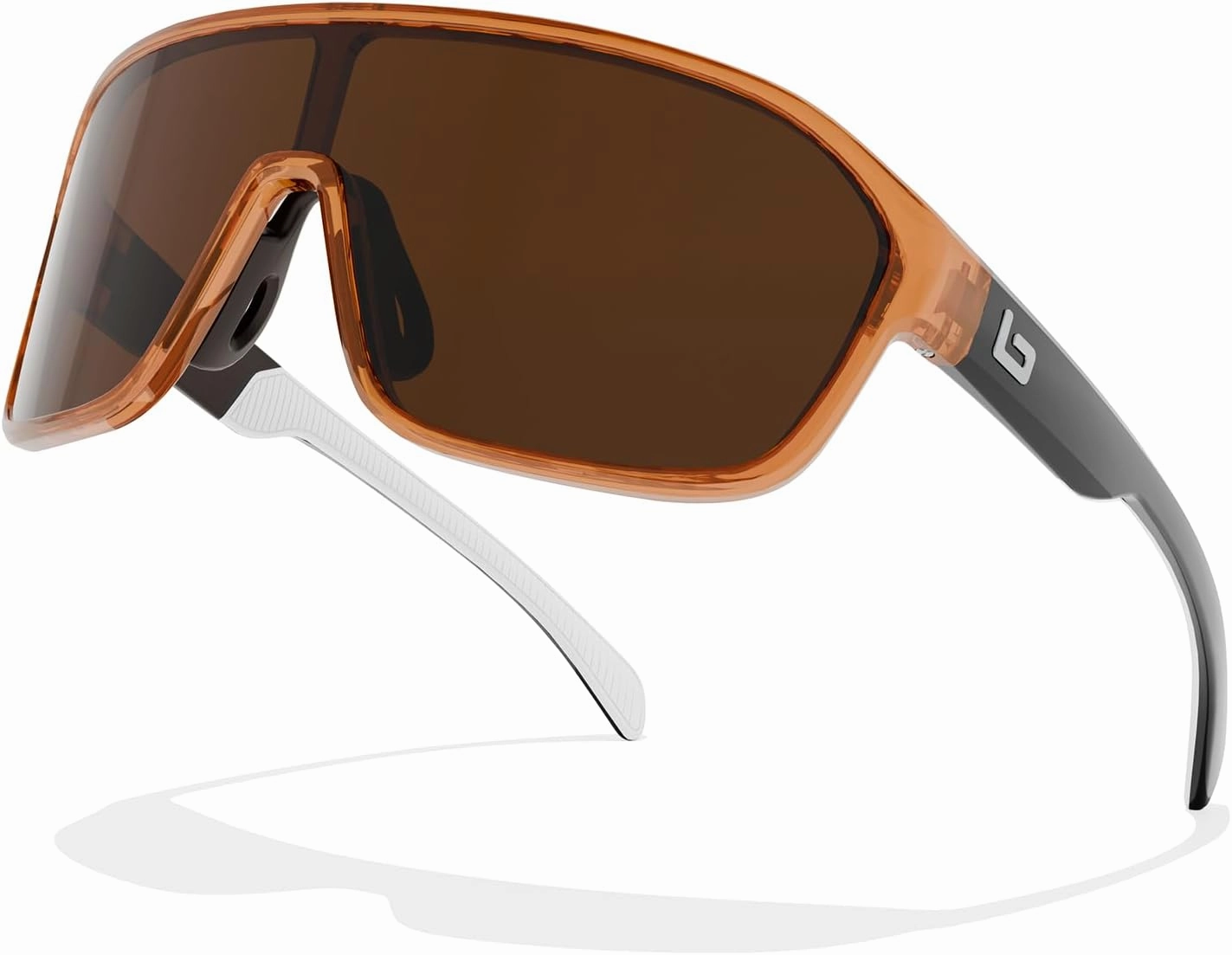 B.N.U.S Polarized Cycling Sunglasses for Men Women - Nano-Coated TR90 Frame, UV400 Protection, Unibody Lens Design