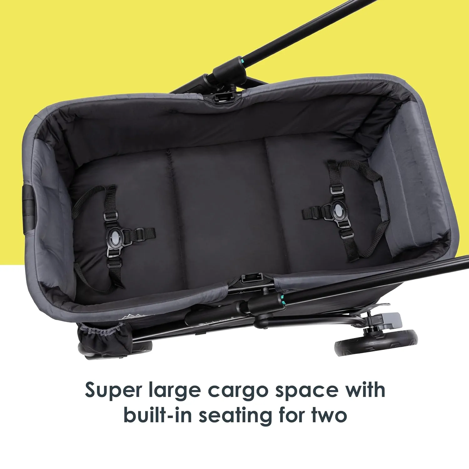 Baby Trend Expedition® LTE 2-in-1 Stroller Wagon, Madrid Black