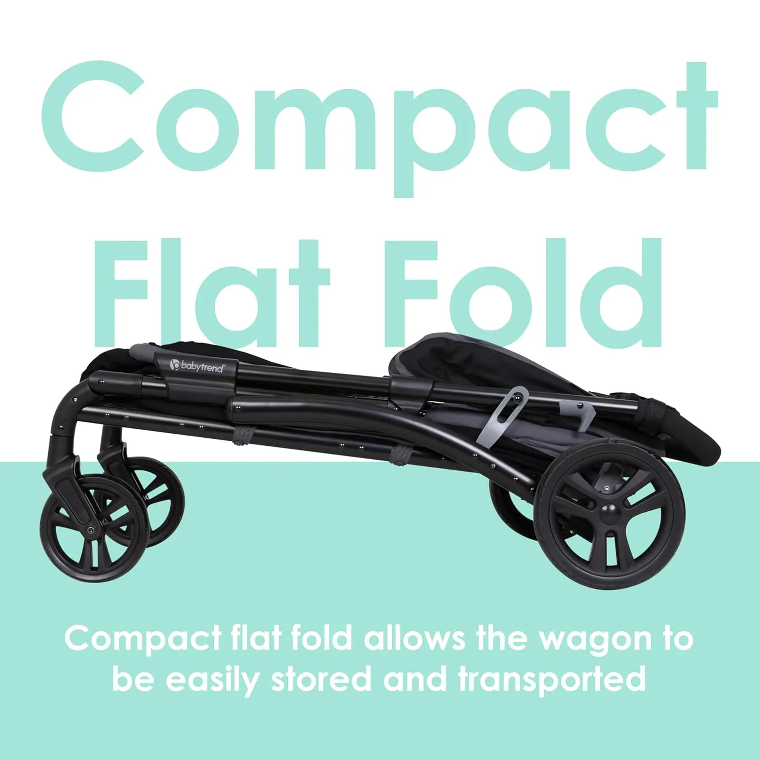 Baby Trend Expedition® LTE 2-in-1 Stroller Wagon, Madrid Black
