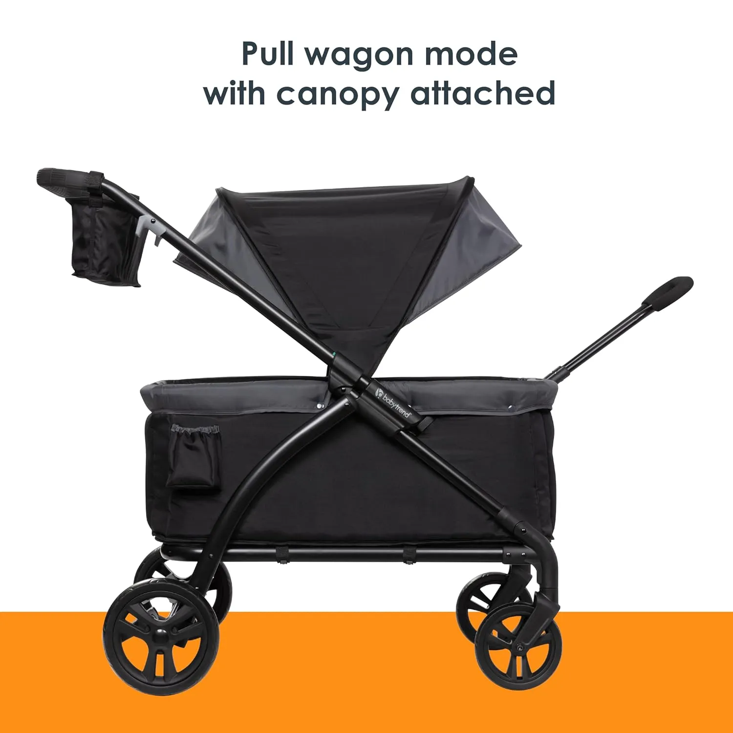 Baby Trend Expedition® LTE 2-in-1 Stroller Wagon, Madrid Black
